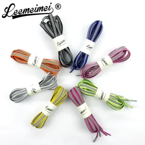 3M Reflective Laces High Visibility Shoe Laces Safety Luminous Glowing Shoelaces in the dark 100cm