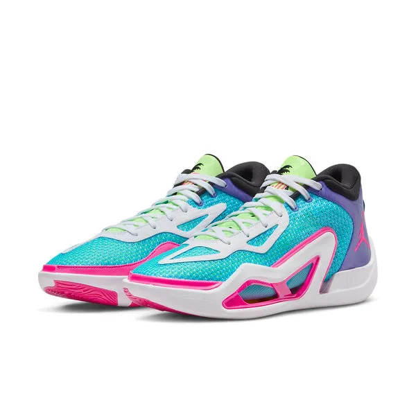 Air Jordan Tatum 1 PF 'Lagoon Pulse' lagoon pulse/pink blast-psychic purple-white-lime glow-black style: fv0171-400
