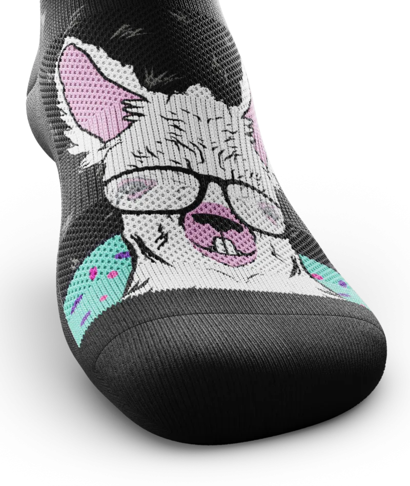 Alpaca Donut Crew Socks
