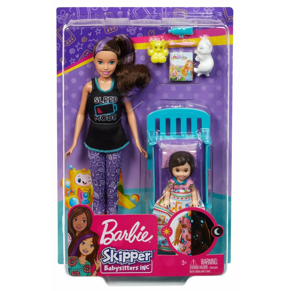 Barbie Skipper Babysitter Bedtime Playset