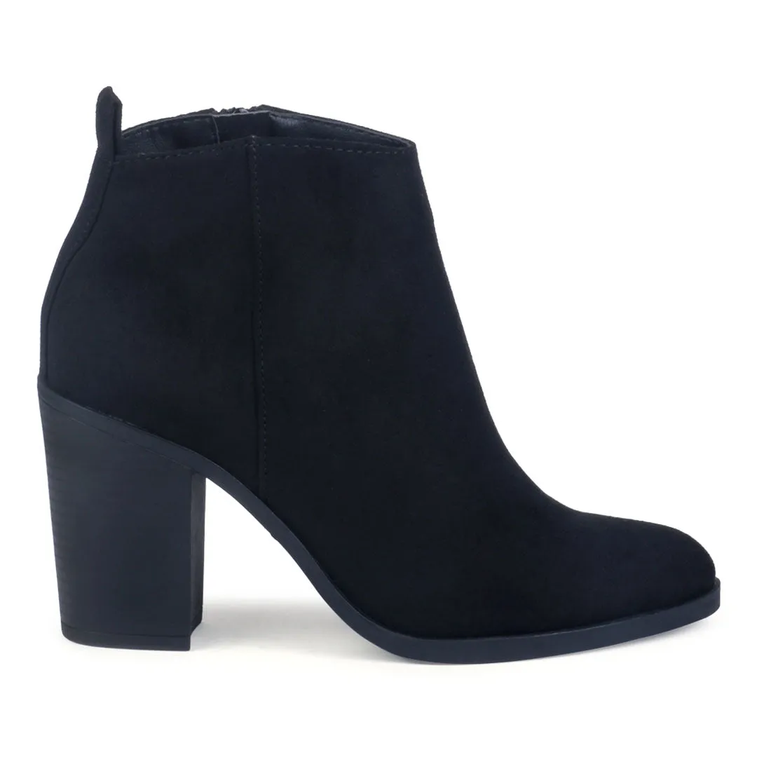 Black Block Heeled Boot