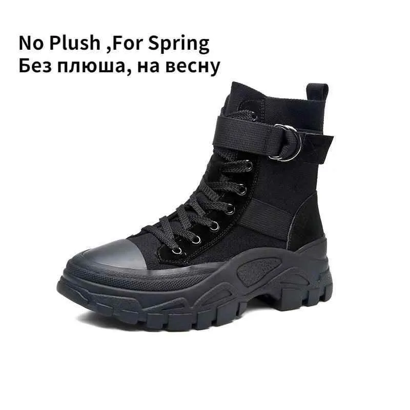 Comfortable Ankle Boots High-top Thick-soled Women's Casual Shoes GCS2355