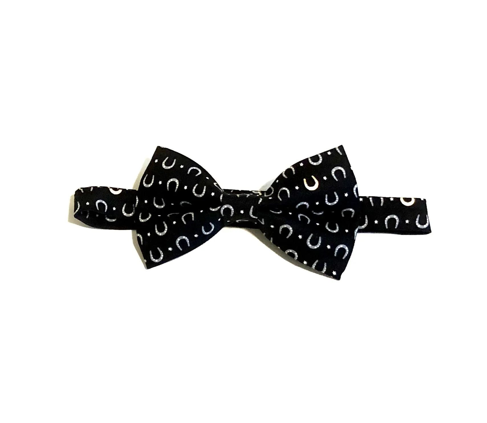Dark Pink Race Horses Self Tie Bow Tie