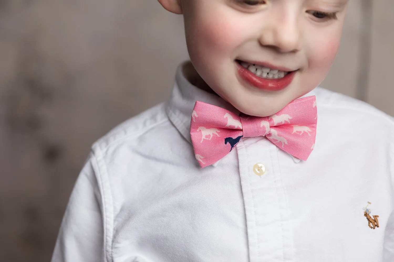Derby Horses Bow Tie