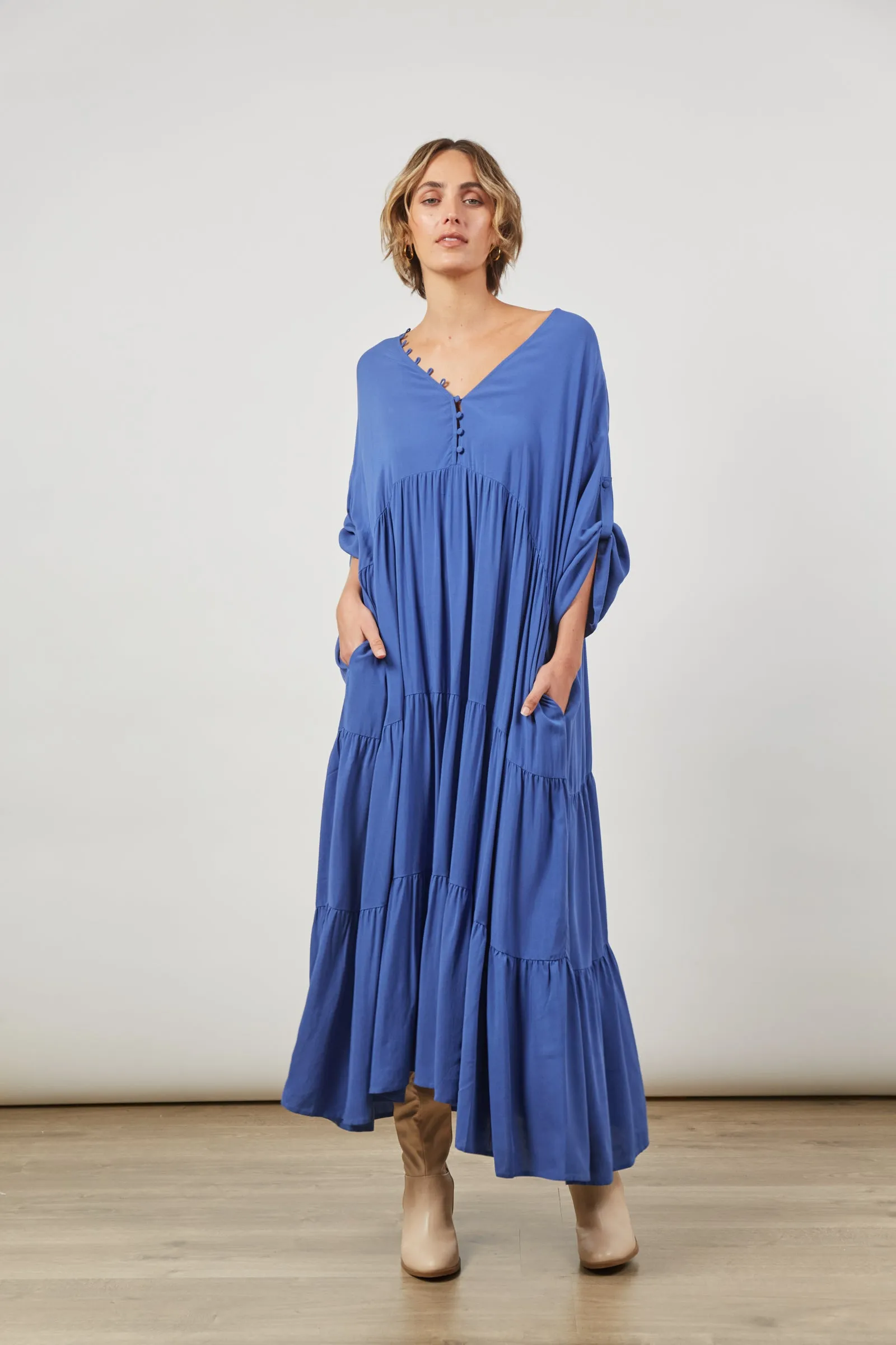 Euphoria Button Maxi Dress