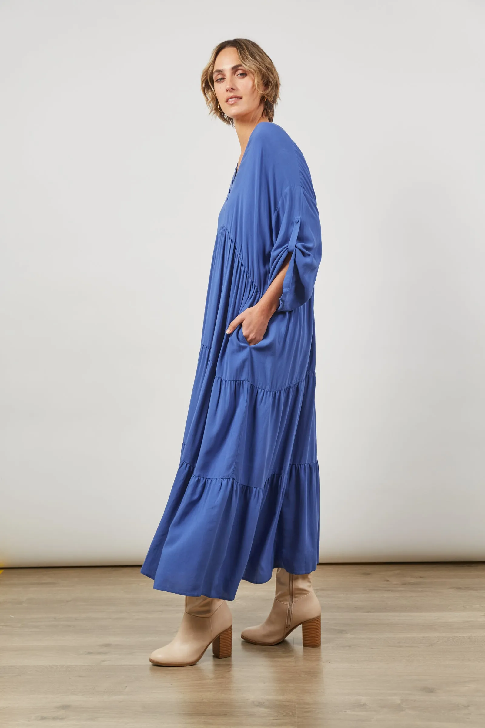 Euphoria Button Maxi Dress