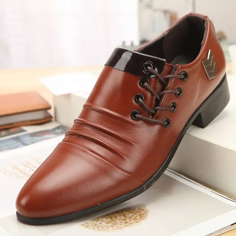 Formal Lace-up Wedding Shoes