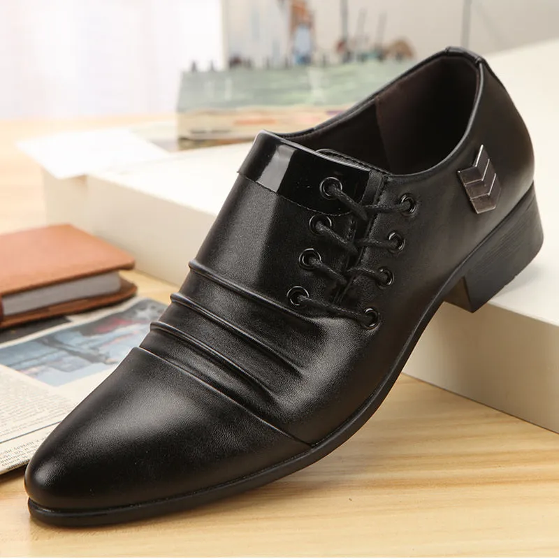 Formal Lace-up Wedding Shoes