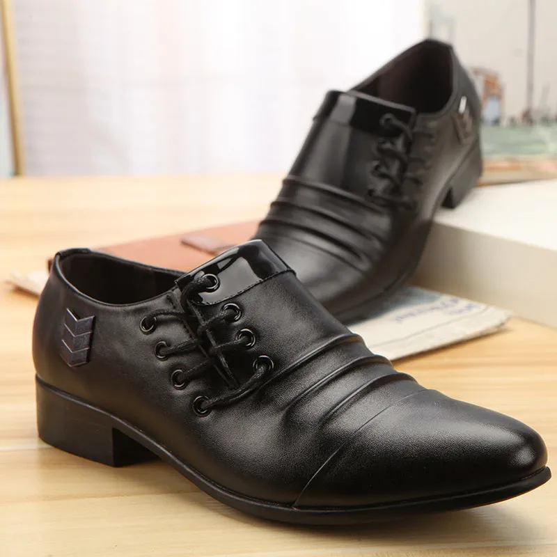 Formal Lace-up Wedding Shoes