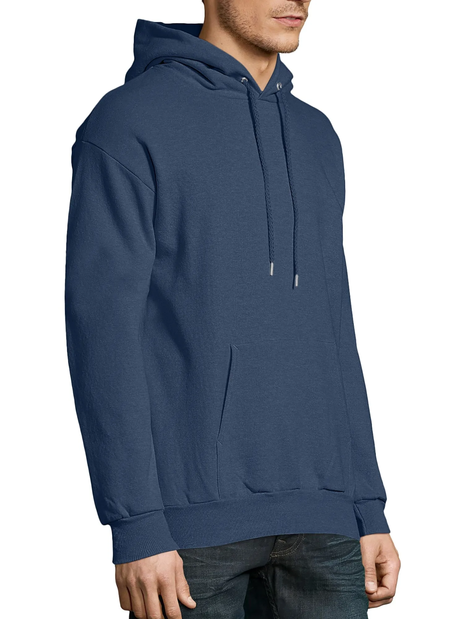 Hanes Men's and Big Men's Ecosmart Fleece Pullover Hoodie Sweatshirt, up to Size 5XL
