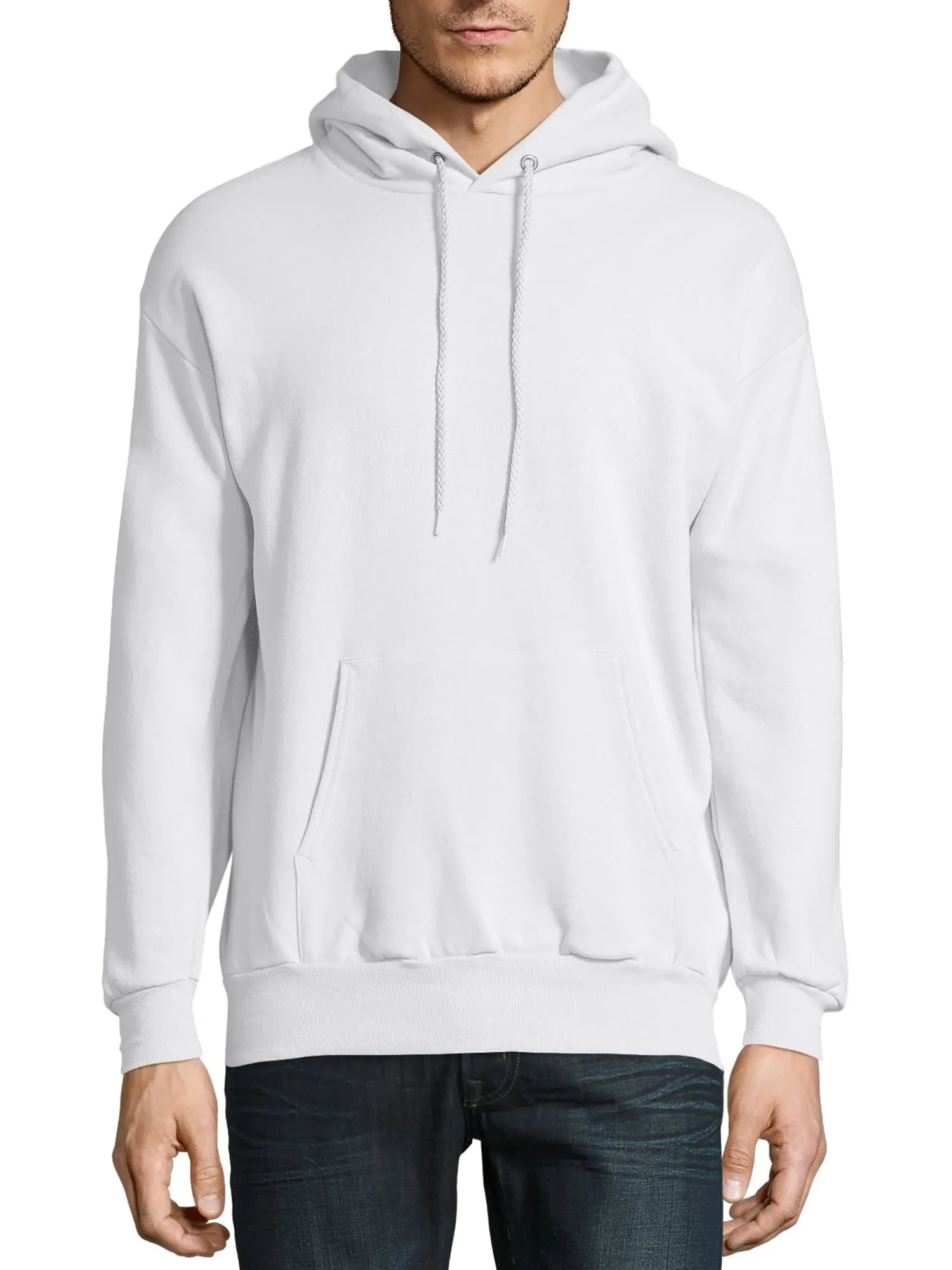 Hanes Men's and Big Men's Ecosmart Fleece Pullover Hoodie Sweatshirt, up to Size 5XL