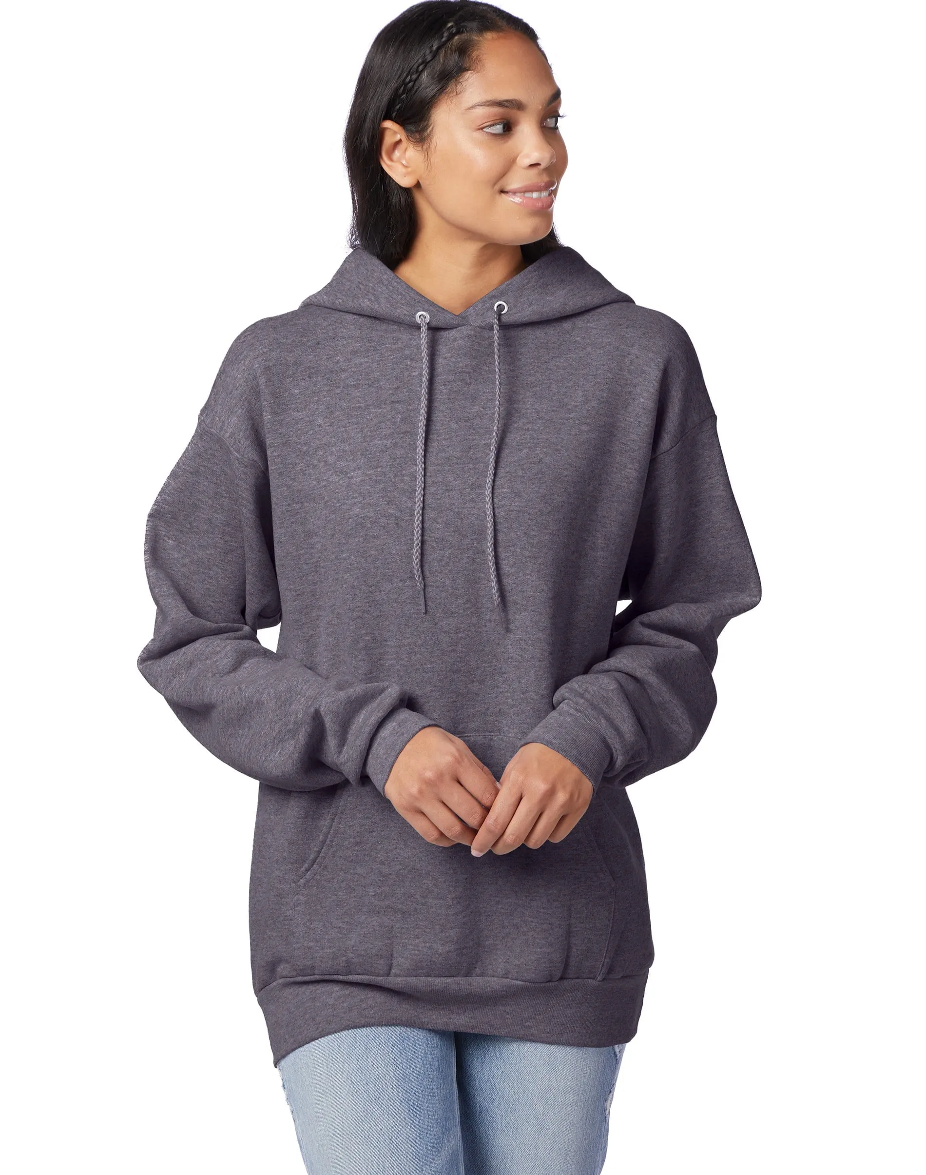 Hanes Men's and Big Men's Ecosmart Fleece Pullover Hoodie Sweatshirt, up to Size 5XL