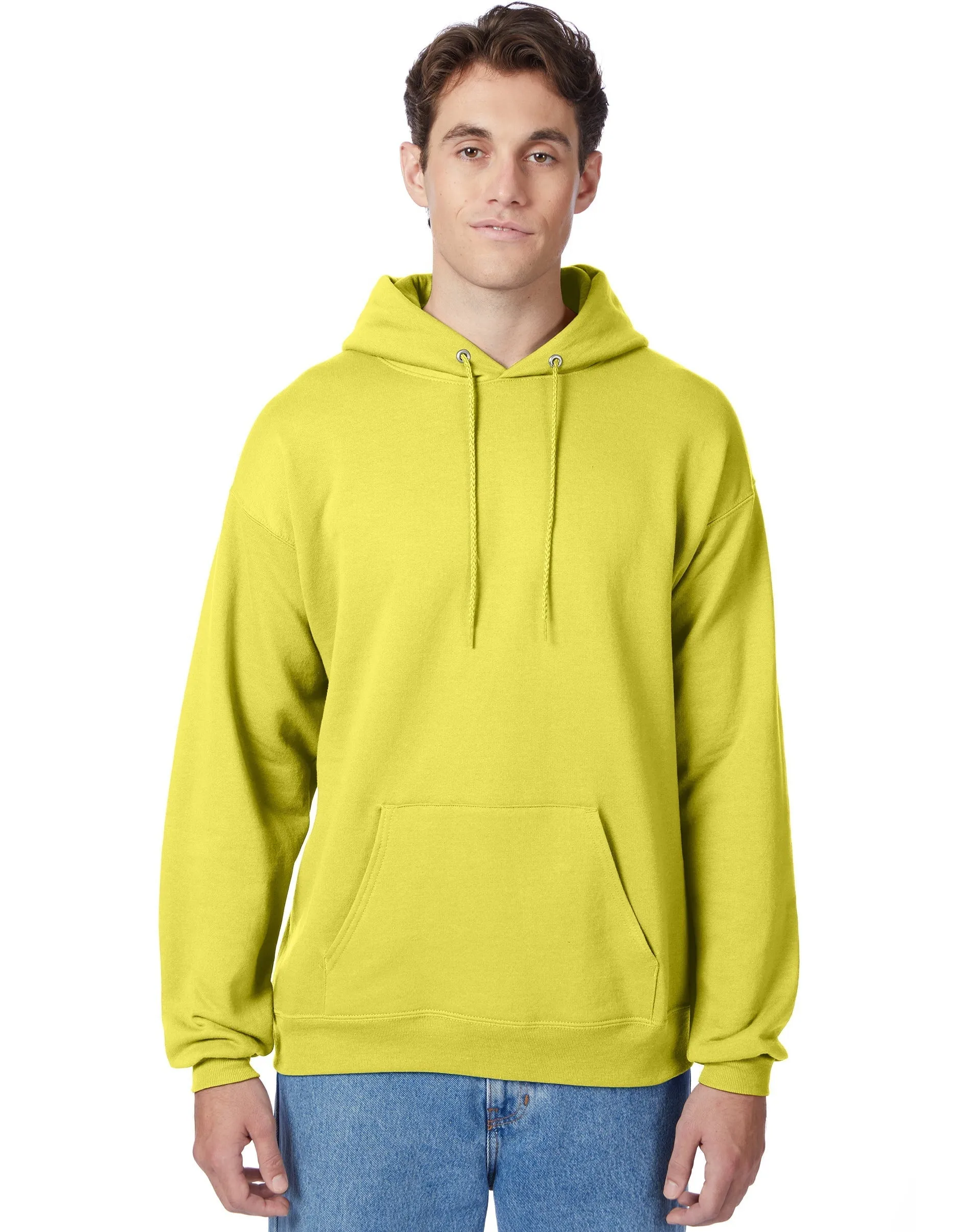 Hanes Men's and Big Men's Ecosmart Fleece Pullover Hoodie Sweatshirt, up to Size 5XL