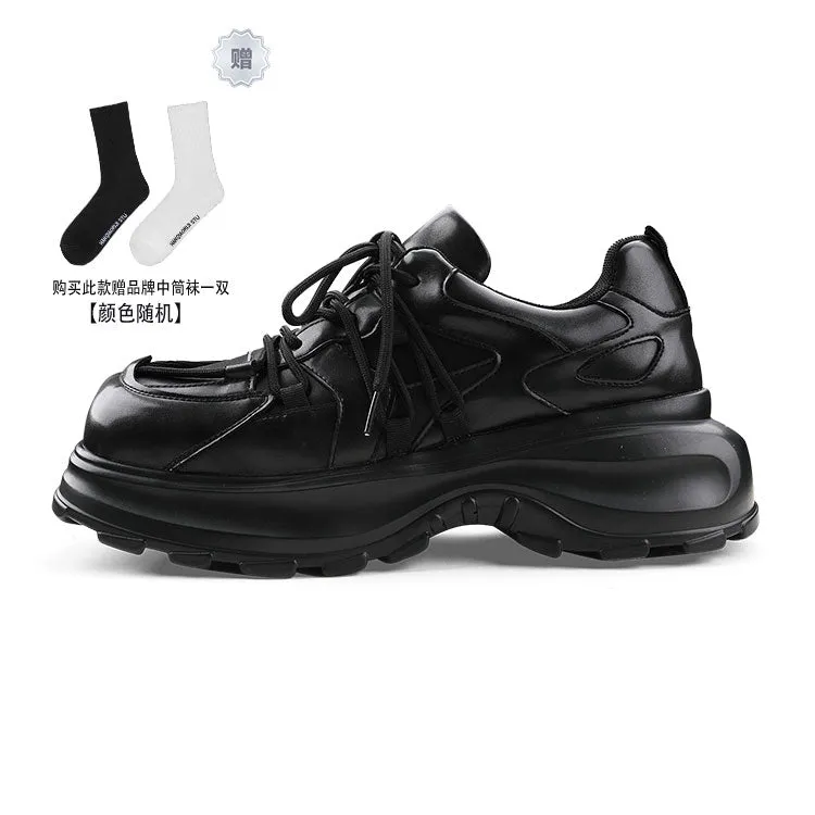 Hanqiaoriji Rakura series Chunky unisex sneakers, black