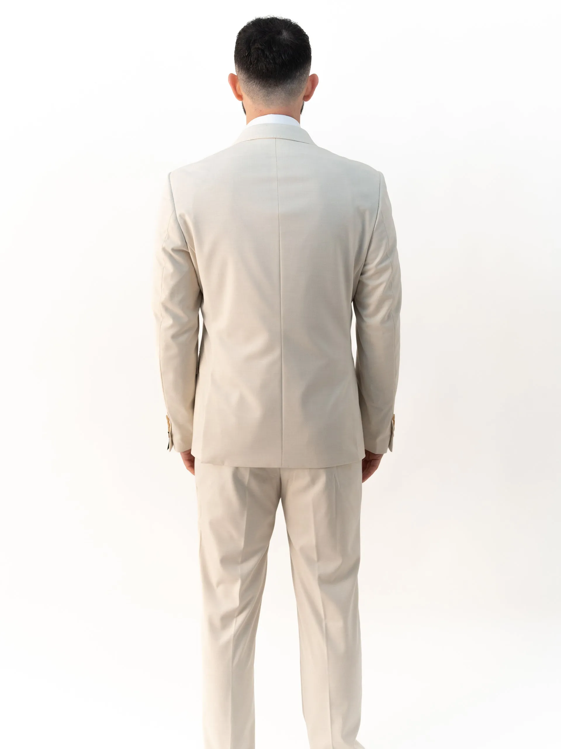 Issa Vanilla Double Breasted Two Piece Suit