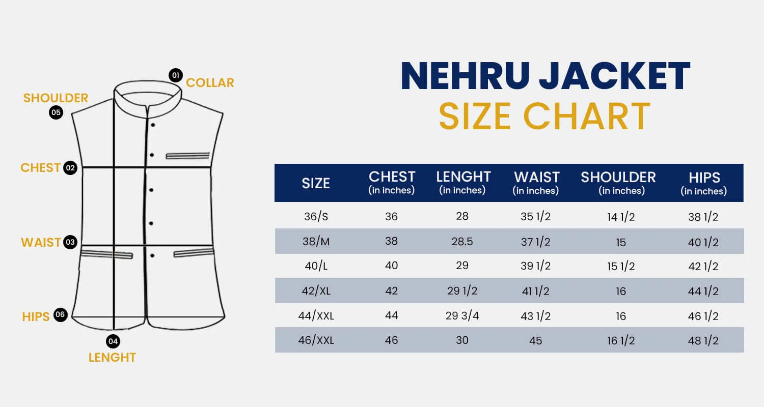 Mustard Solid Nehru Jacket