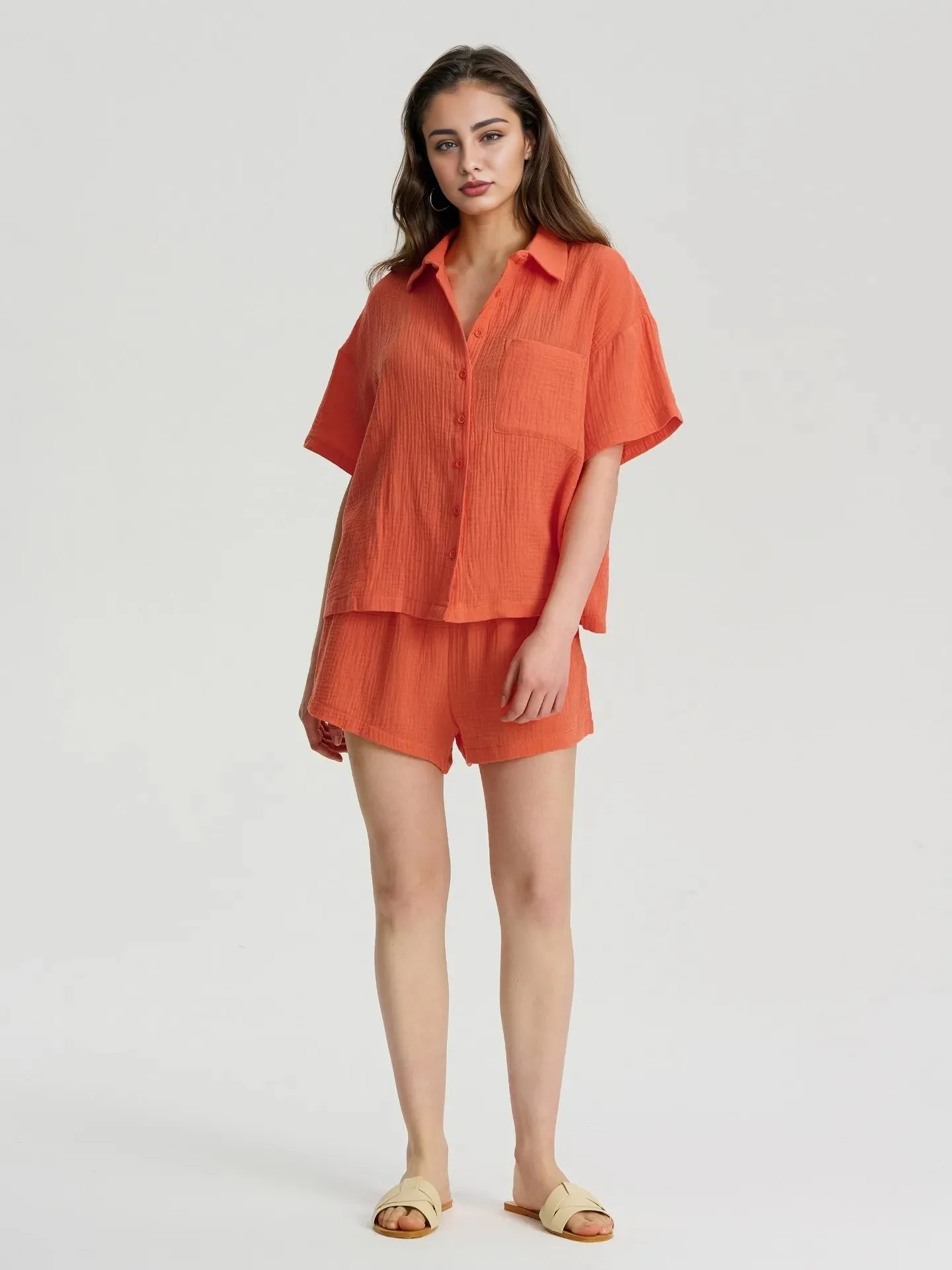 Orange Formal Duo Set