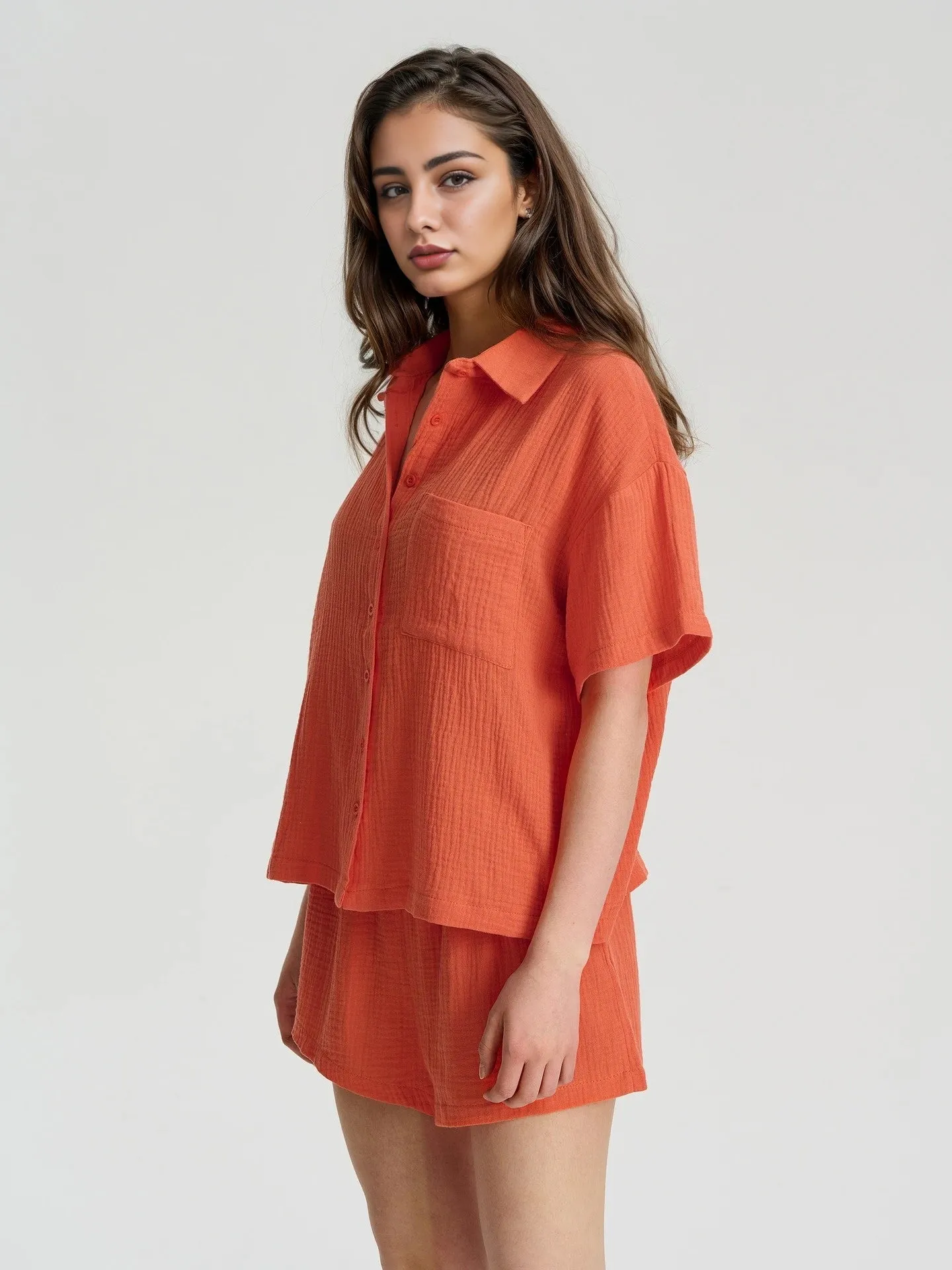 Orange Formal Duo Set