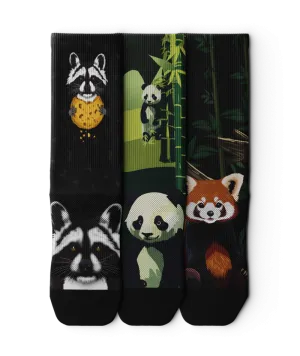 Pandaz Crew Socks 3-Pack